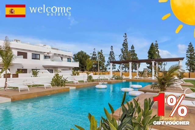 Apartamento de 2 habitaciones en Las Lomas de Rame - Bahía Bella, Los Alcázares en venta con piscina garaje - 399.900 € (Ref: 9539563)