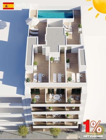 3 bedroom Apartment for sale in Centro - Muelle Pesquero, Torrevieja with pool garage - € 359,000 (Ref: 9539575)