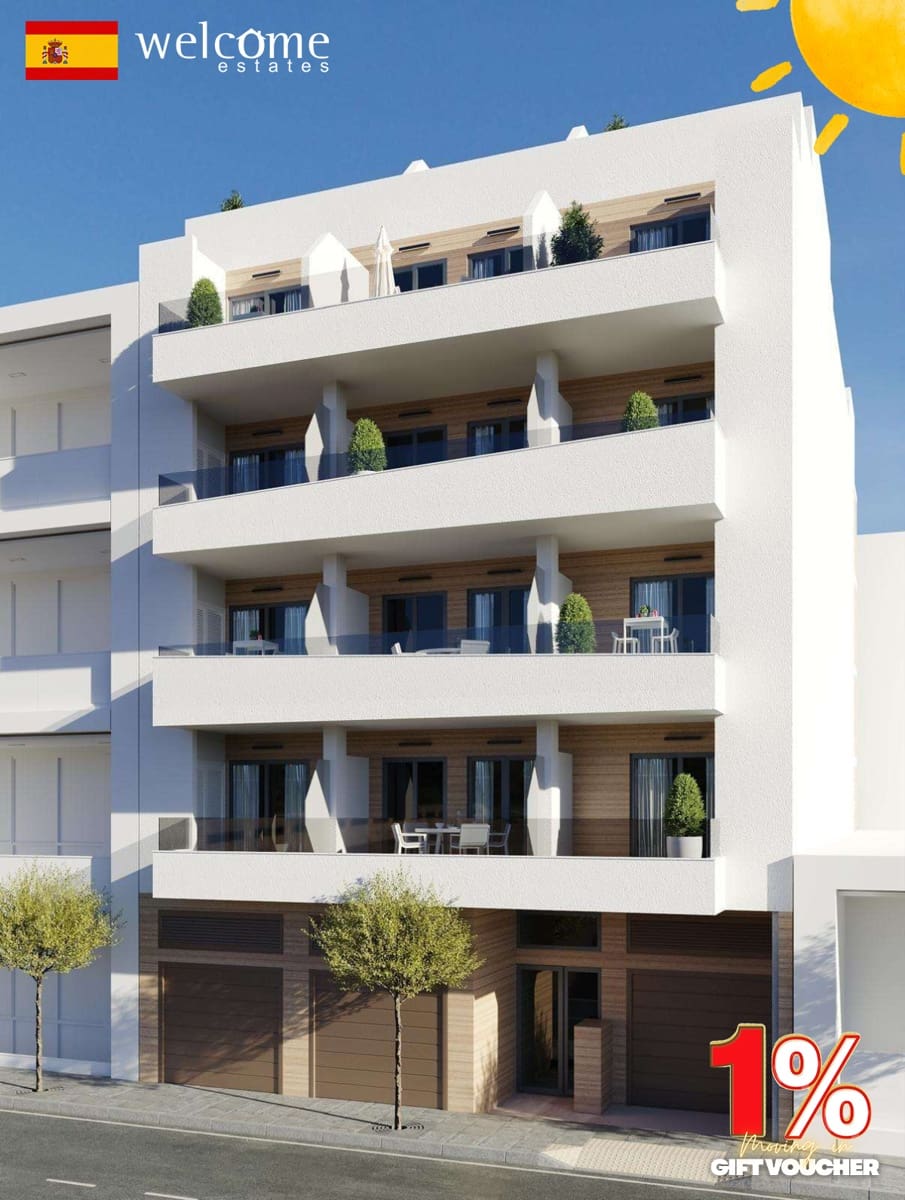 1 soverom Leilighet til salgs i Torrevieja med svømmebasseng garasje - € 259 000 (Ref: 9539576)