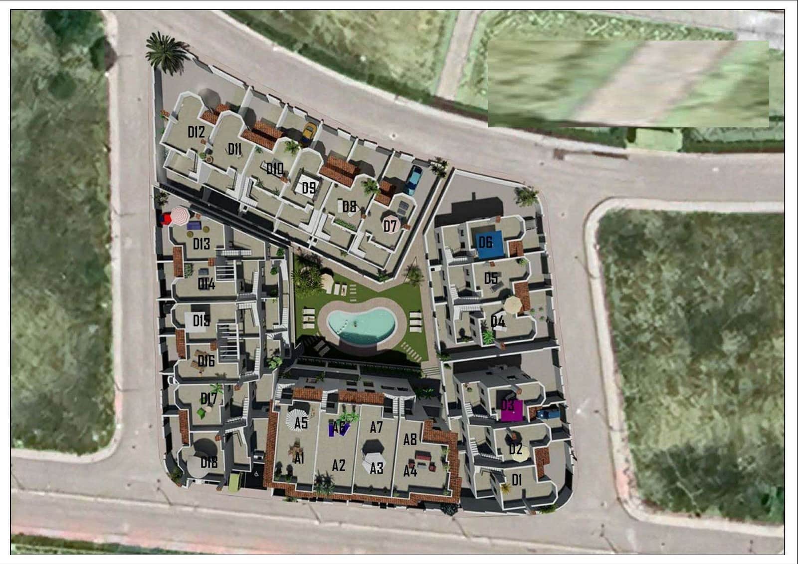 3 bedroom Townhouse for sale in Cox with pool - € 255,000 (Ref: 9539587)