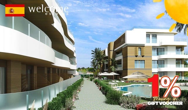 3 Zimmer Apartment zu verkaufen in Playa Flamenca, Orihuela mit Pool Garage - 469.000 € (Ref: 9548935)
