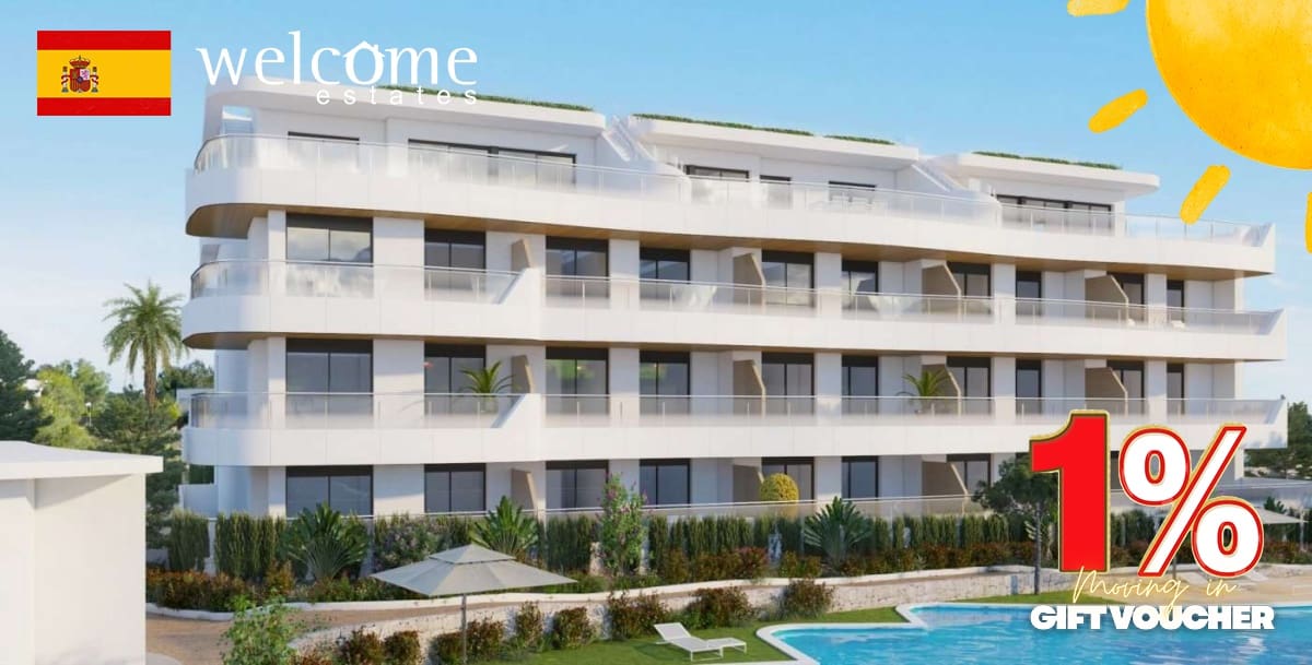 Apartamento de 2 habitaciones en Playa Flamenca en venta con piscina - 339.000 € (Ref: 9548936)