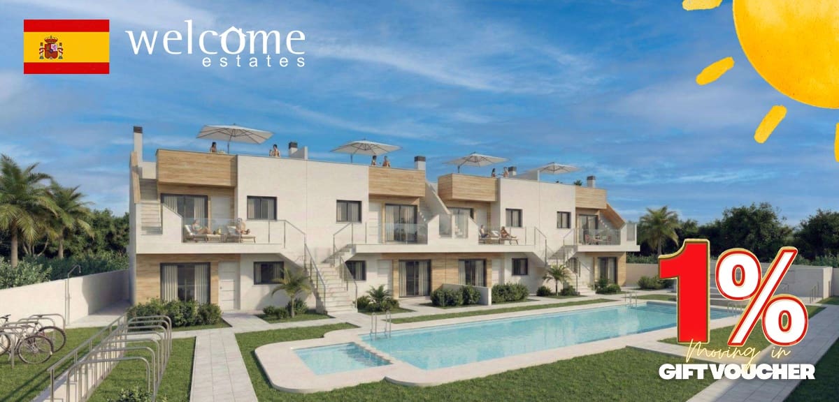 3 soveværelse Bungalow til salg i San Javier med swimmingpool - € 258.900 (Ref: 9569234)