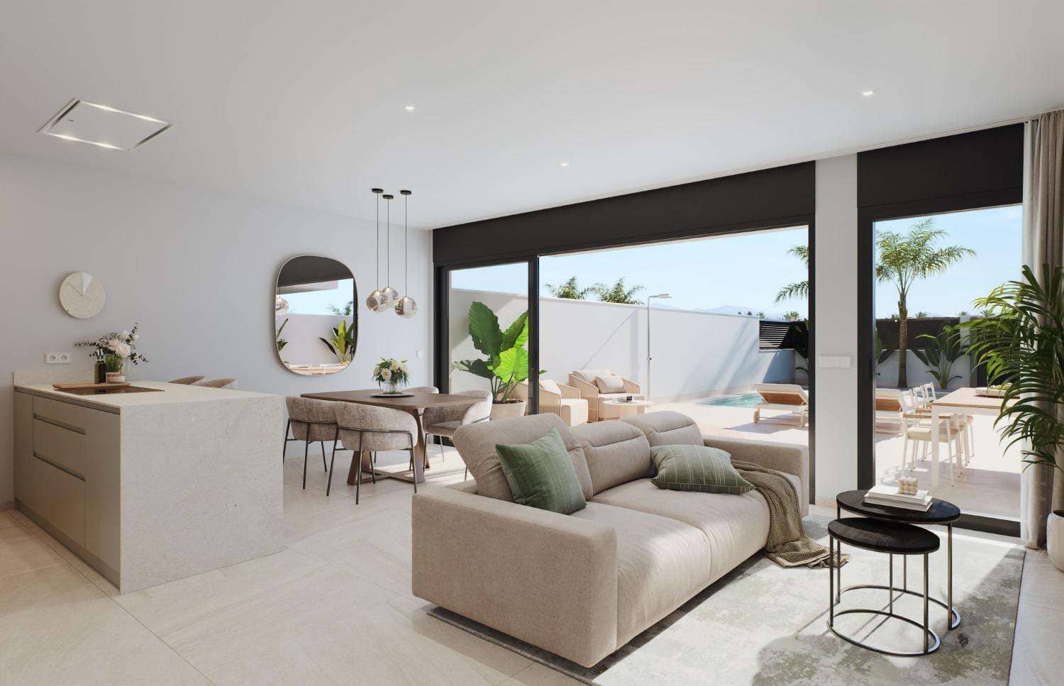 4 chambre Villa/Maison Semi-Mitoyenne à vendre à San Pedro del Pinatar avec piscine garage - 499 000 € (Ref: 9571581)