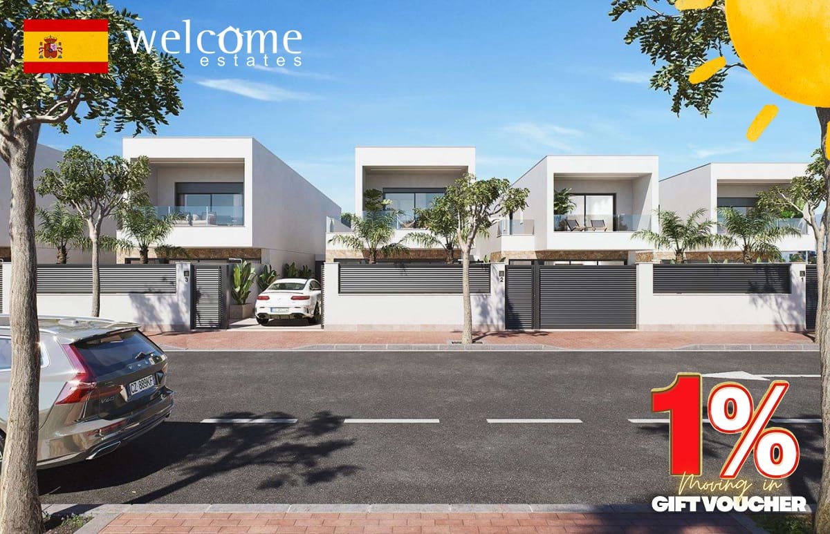 3 chambre Villa/Maison Semi-Mitoyenne à vendre à San Pedro del Pinatar avec piscine garage - 410 000 € (Ref: 9571582)