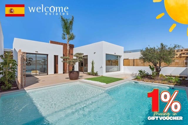 3 chambre Villa/Maison à vendre à Las Lomas de Rame - Bahía Bella, Los Alcázares avec piscine garage - 559 900 € (Ref: 9580388)