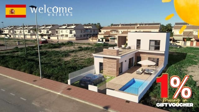 2 makuuhuone Huvila myytävänä paikassa Ciudad, San Javier mukana uima-altaan 
autotalli - 289 000 € (Ref: 9587953)