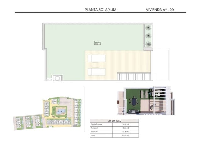 2 soveværelse Lejlighed til salg i Balcón de Finestrat - Terra Marina, Finestrat med swimmingpool garage - € 369.900 (Ref: 9592067)