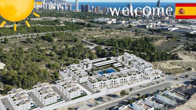 2 soveværelse Lejlighed til salg i Balcón de Finestrat - Terra Marina, Finestrat med swimmingpool garage - € 369.900 (Ref: 9592067)