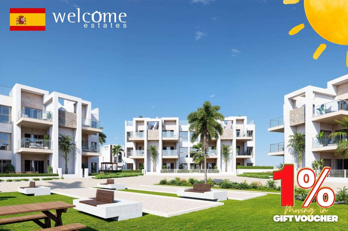 2 soveværelse Lejlighed til salg i Los Alcazares med swimmingpool garage - € 319.000 (Ref: 9667001)