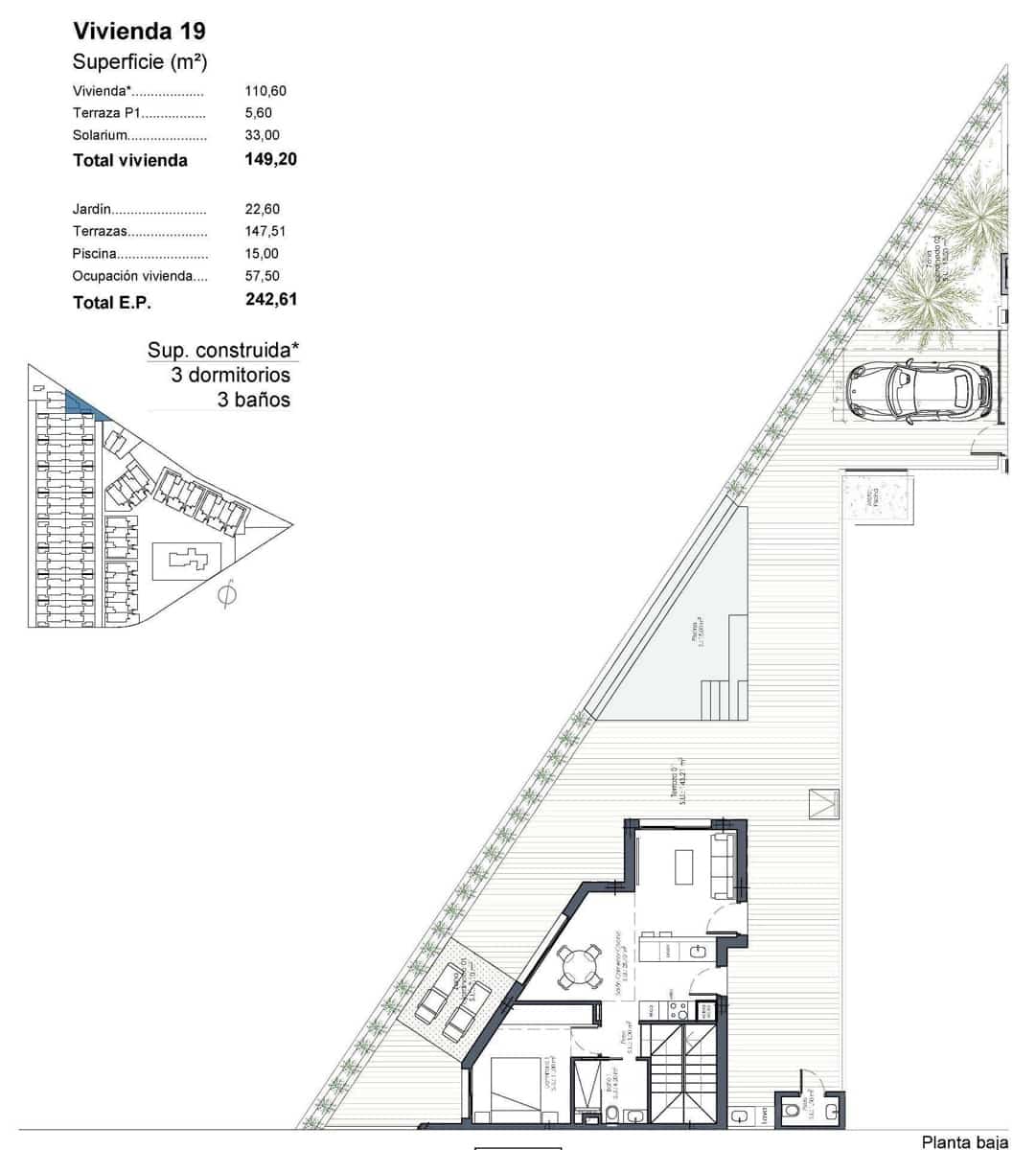 3 bedroom Semi-detached Villa for sale in Los Alcazares with pool garage - € 630,000 (Ref: 9667002)