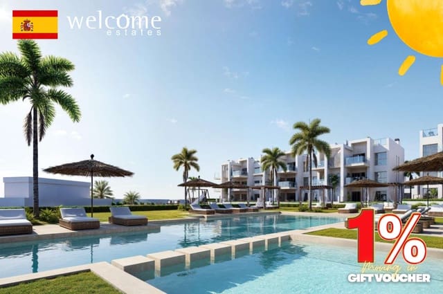 2 Zimmer Apartment zu verkaufen in Las Lomas de Rame - Bahía Bella, Los Alcázares mit Pool Garage - 299.000 € (Ref: 9667004)