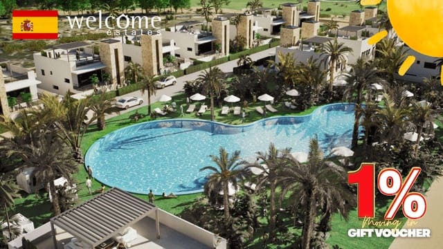 2 Zimmer Villa zu verkaufen in Camposol, Mazarrón mit Pool Garage - 289.000 € (Ref: 9713222)