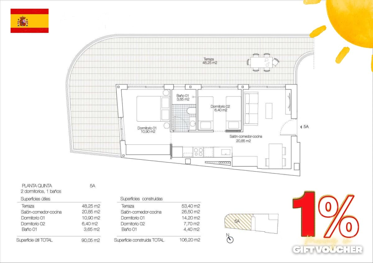 2 bedroom Apartment for sale in Torrevieja with pool - € 459,900 (Ref: 9722638)