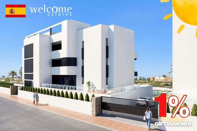 2 soverom Leilighet til salgs i Las Lomas de Rame - Bahía Bella, Los Alcázares med svømmebasseng garasje - € 299 000 (Ref: 9730593)