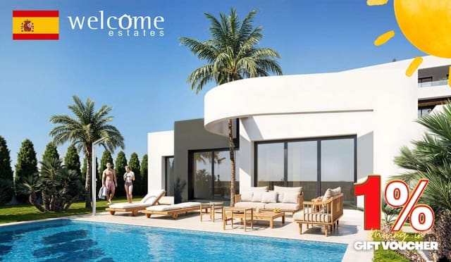 Chalet de 3 habitaciones en Las Lomas de Rame - Bahía Bella, Los Alcázares en venta con piscina garaje - 599.000 € (Ref: 9730596)