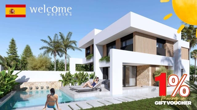 3 soveværelse Semi-Rækkehus til salg i Villamartin, Orihuela med swimmingpool - € 559.000 (Ref: 9749297)