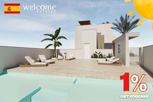 Bungalow de 1 habitación en Lo Pagan, San Pedro del Pinatar en venta con piscina - 252.900 € (Ref: 9776882)