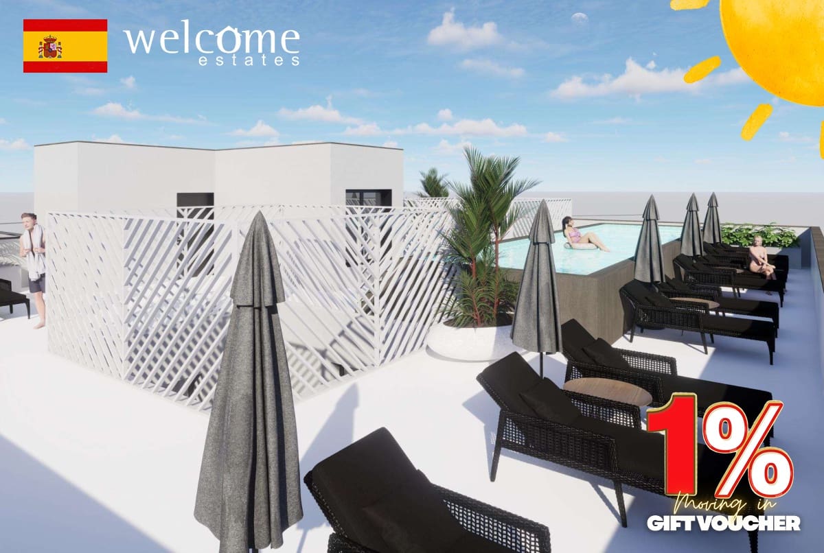 Apartamento de 2 habitaciones en Torrevieja en venta con piscina - 405.000 € (Ref: 9778585)