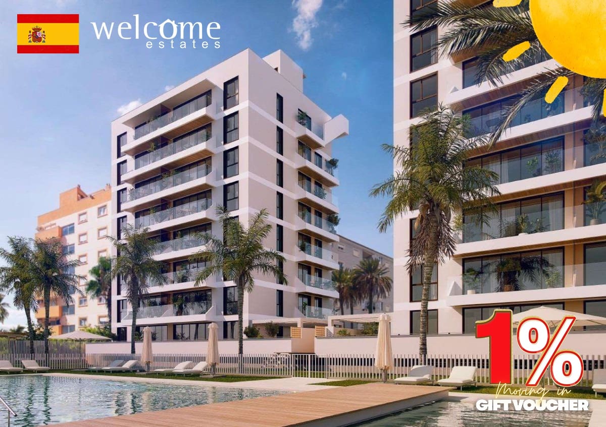 2 sypialnia Apartament na sprzedaż w Guardamar del Segura z basenem - 445 000 € (Ref: 9784428)