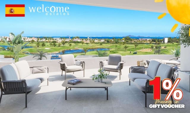 2 sovrum Lägenhet till salu i Las Lomas de Rame - Bahía Bella, Los Alcázares med pool garage - 279 000 € (Ref: 9784431)