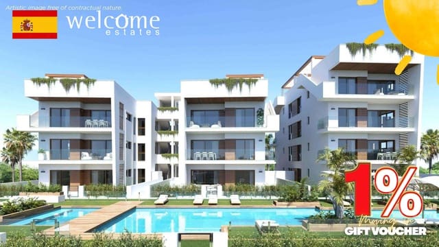 3 makuuhuone Huoneisto myytävänä paikassa Los Narejos, Los Alcázares mukana uima-altaan - 399 000 € (Ref: 9793433)