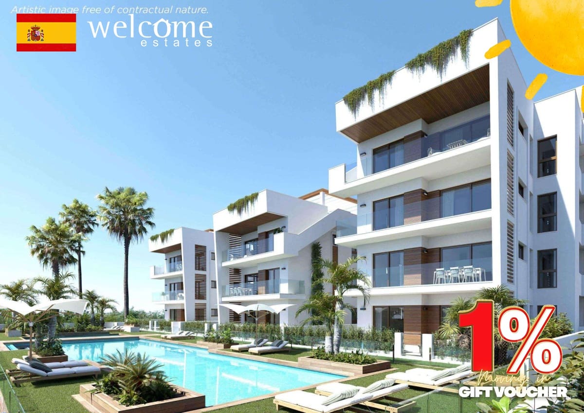 2 slaapkamer Appartement te koop in Los Narejos met zwembad - € 339.000 (Ref: 9793597)