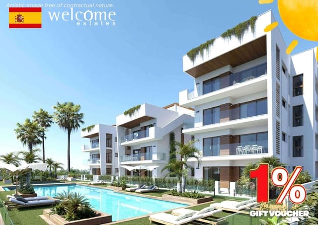 2 soverom Leilighet til salgs i Los Narejos, Los Alcázares med svømmebasseng - € 339 000 (Ref: 9793597)