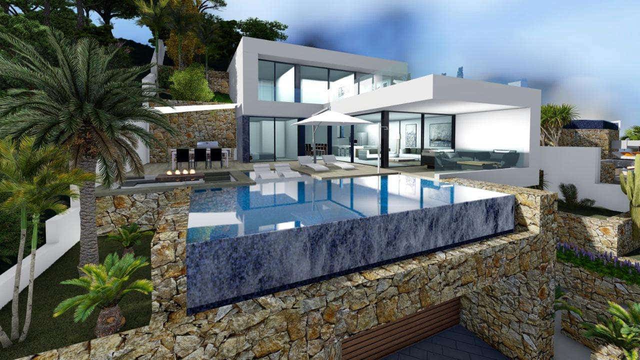 4 sypialnia Willa na sprzedaż w Calpe / Calp z basenem - 1 550 000 € (Ref: 9798260)