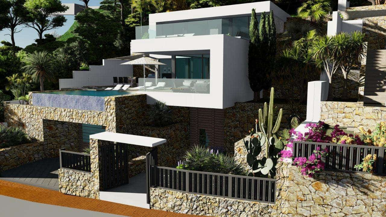 4 sypialnia Willa na sprzedaż w Calpe / Calp z basenem - 1 550 000 € (Ref: 9798260)