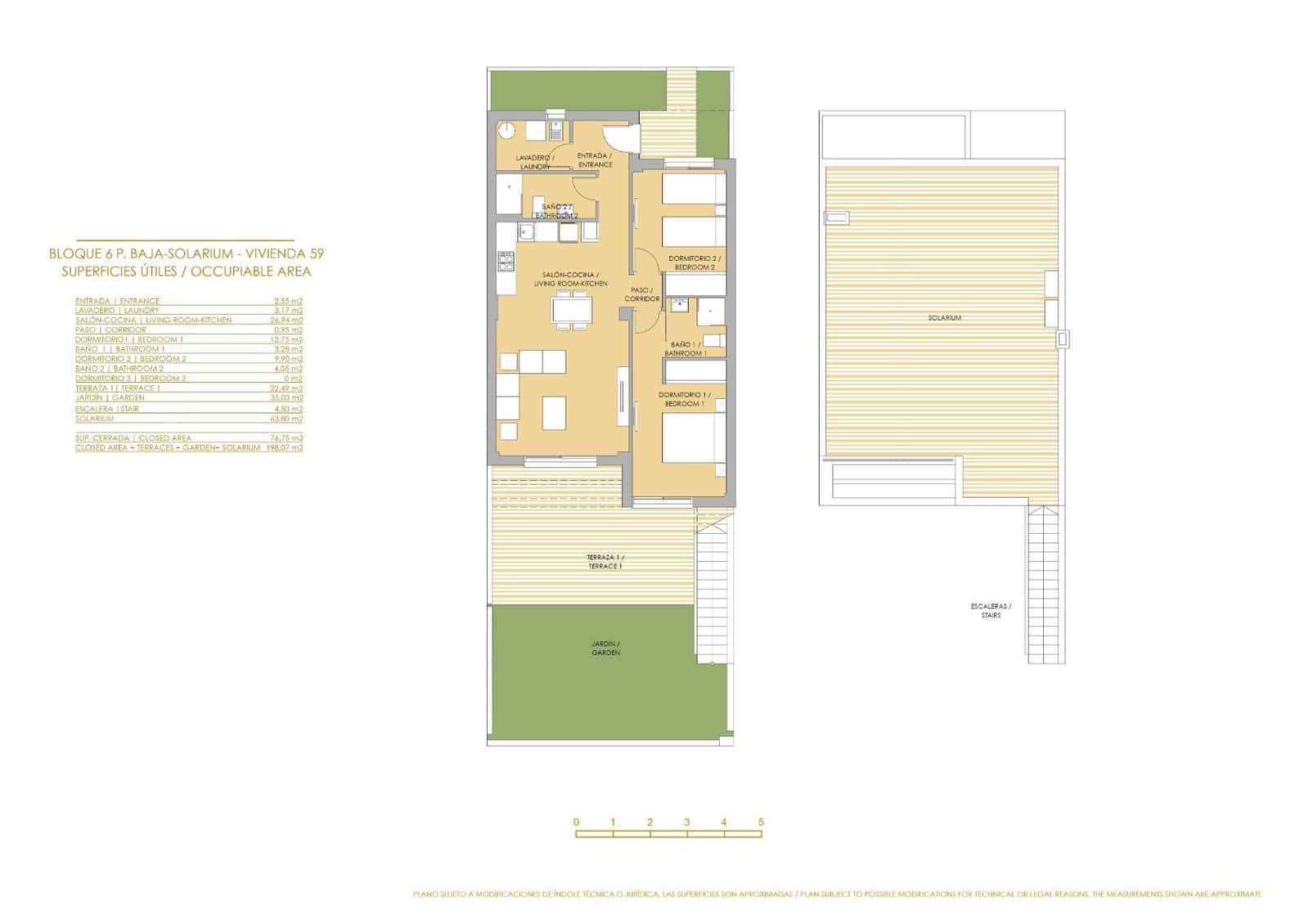 2 bedroom Townhouse for sale in Vistabella with pool - € 309,900 (Ref: 9802600)