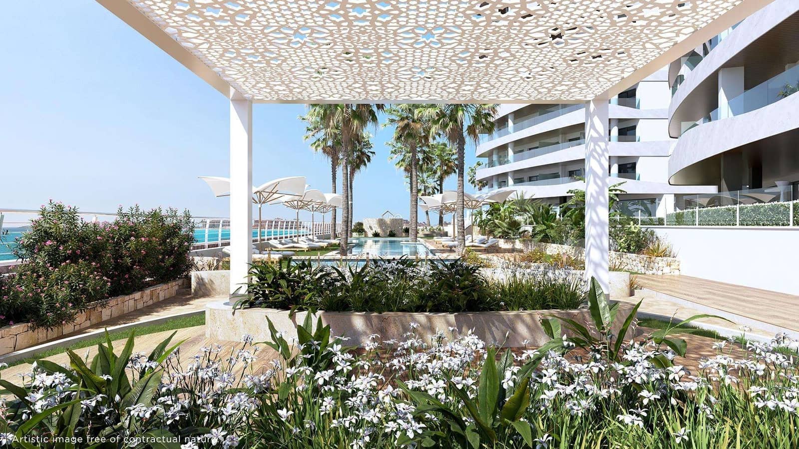 2 chambre Appartement à vendre à La Manga del Mar Menor avec piscine - 473 000 € (Ref: 9818720)
