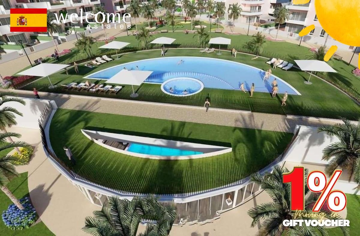 3 quarto Apartamento para venda em Guardamar del Segura com piscina - 344 900 € (Ref: 9832863)