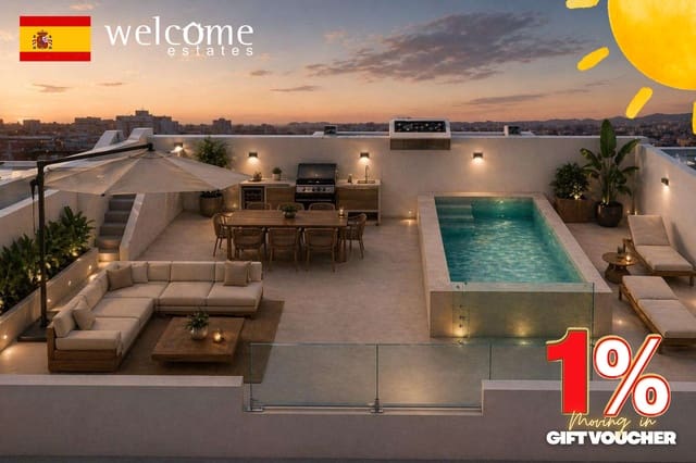 3 makuuhuone Huoneisto myytävänä paikassa La Cala de Villajoyosa, La Villajoyosa / Vila Joiosa mukana uima-altaan - 986 750 € (Ref: 9862196)