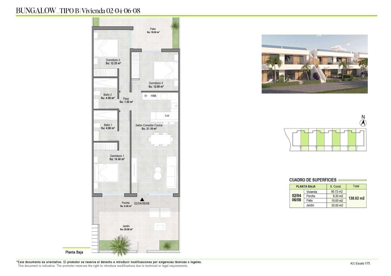 3 bedroom Apartment for sale in Condado de Alhama with pool garage - € 222,900 (Ref: 9862202)
