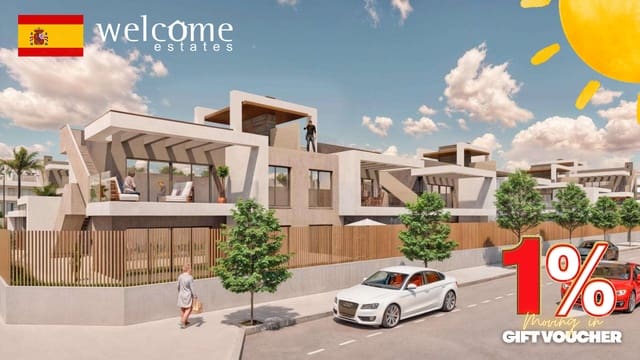 3 Zimmer Bungalow zu verkaufen in El Mojon, Pilar de la Horadada mit Pool - 489.900 € (Ref: 9863758)