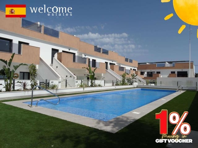 2 soveværelse Bungalow til salg i Pilar de la Horadada ciudad, Pilar de la Horadada med swimmingpool garage - € 245.000 (Ref: 9863765)