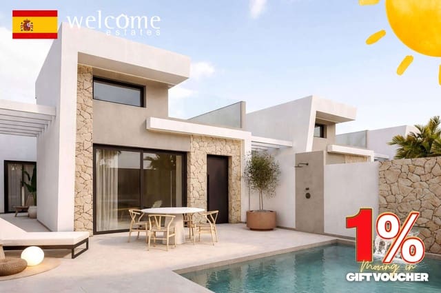3 bedroom Villa for sale in Las Lomas de Rame - Bahía Bella, Los Alcázares with pool garage - € 453,000 (Ref: 9863768)