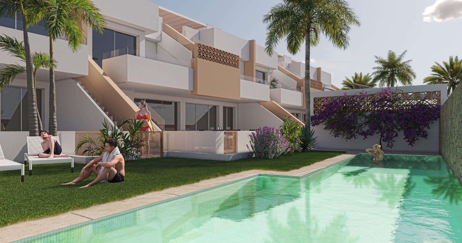 2 Zimmer Apartment zu verkaufen in Pilar de la Horadada mit Pool Garage - 319.900 € (Ref: 9921150)