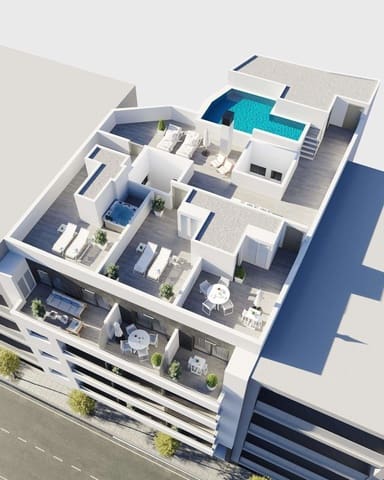 3 sypialnia Apartament na sprzedaż w Centro - Muelle Pesquero, Torrevieja z basenem garażem - 329 000 € (Ref: 9921384)