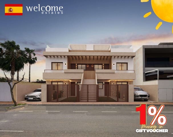 2 slaapkamer Bungalow te koop in San Pedro del Pinatar ciudad, San Pedro del Pinatar met zwembad garage - € 299.900 (Ref: 9950612)