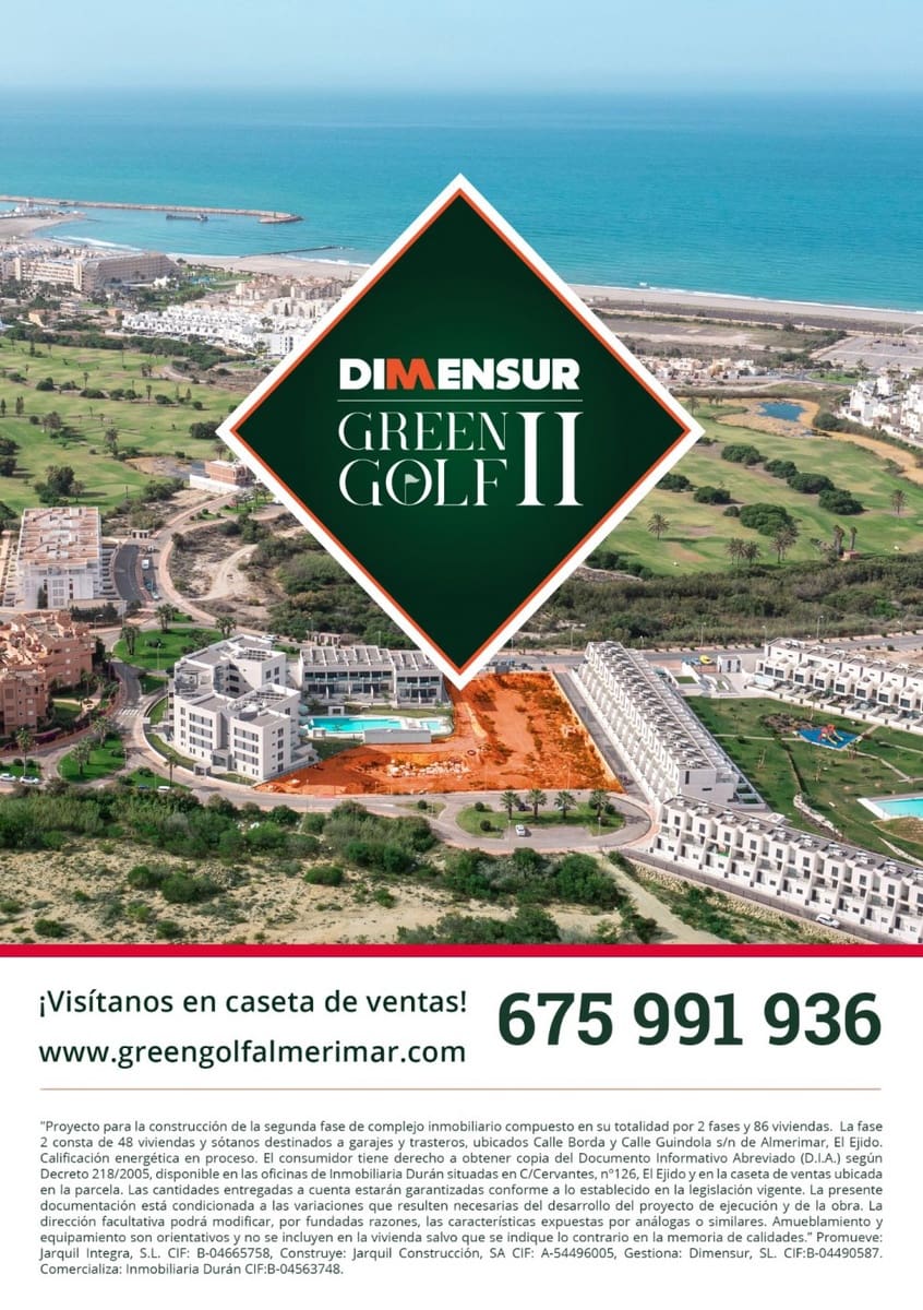 3 bedroom Flat for sale in Almerimar, El Ejido with pool garage €