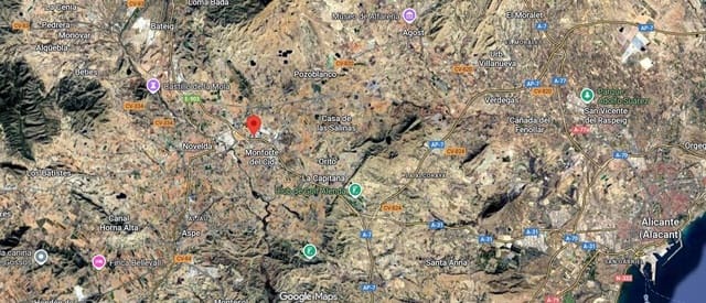 Undeveloped Land for sale in Monforte del Cid - € 2,423,750 (Ref: 9491617)