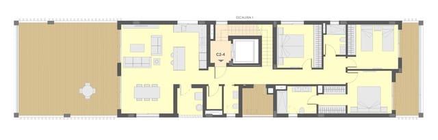 Piso de 3 habitaciones en Colonia de Sant Jordi, Ses Salines en venta con piscina garaje - 970.000 € (Ref: 8656131)