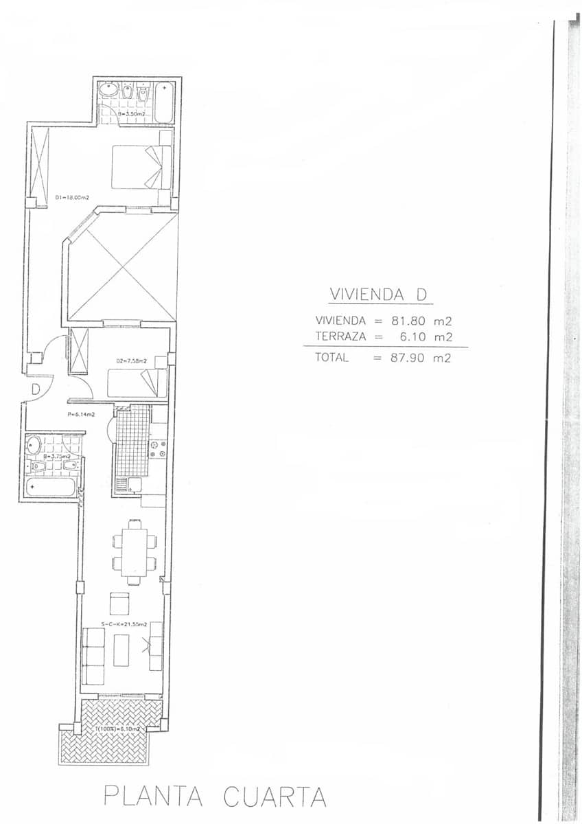 2 quarto Apartamento para venda em Torrevieja com garagem - 189 000 € (Ref: 10177172)