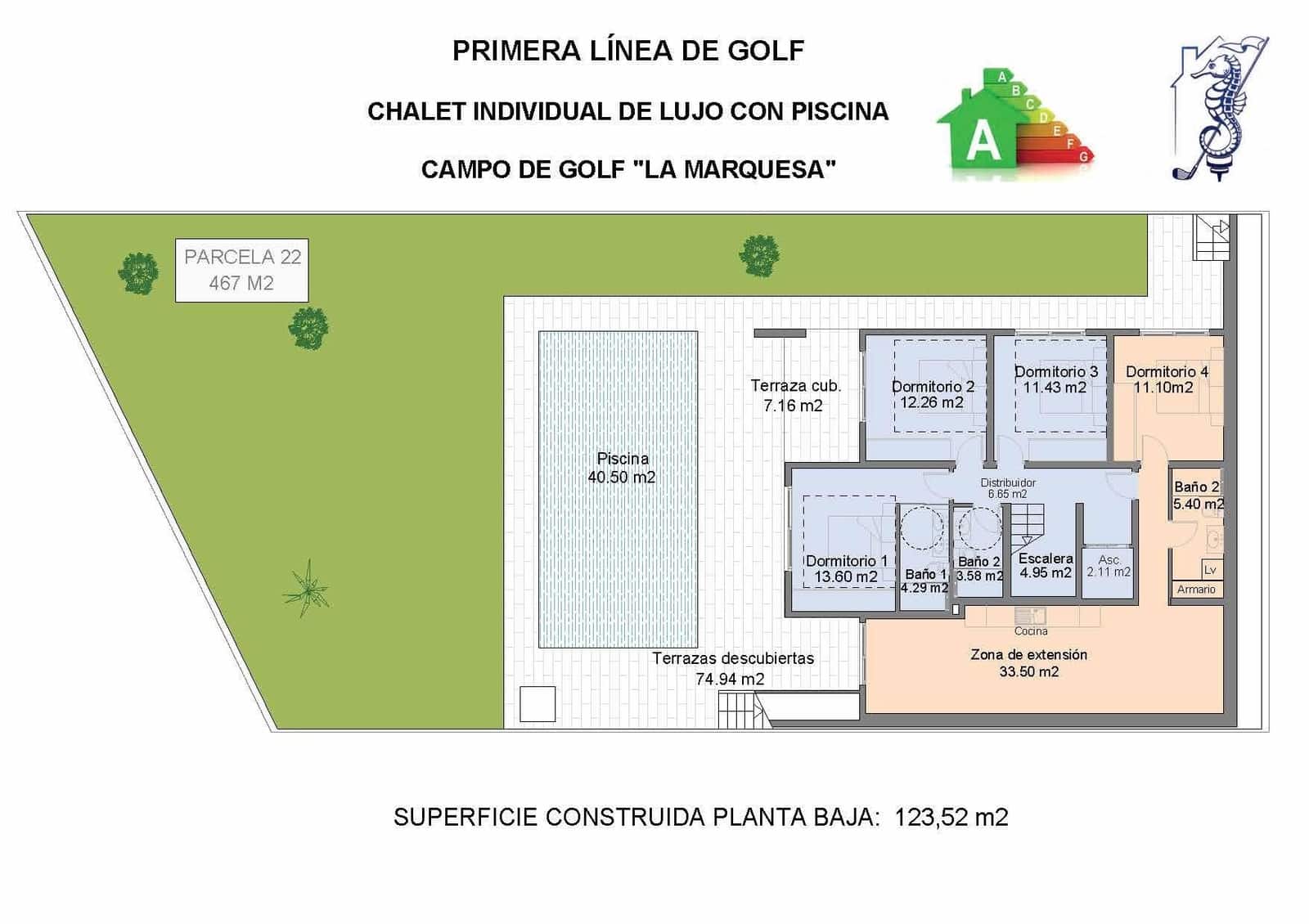 3 bedroom Villa for sale in Rojales with pool - € 834,000 (Ref: 7504165)