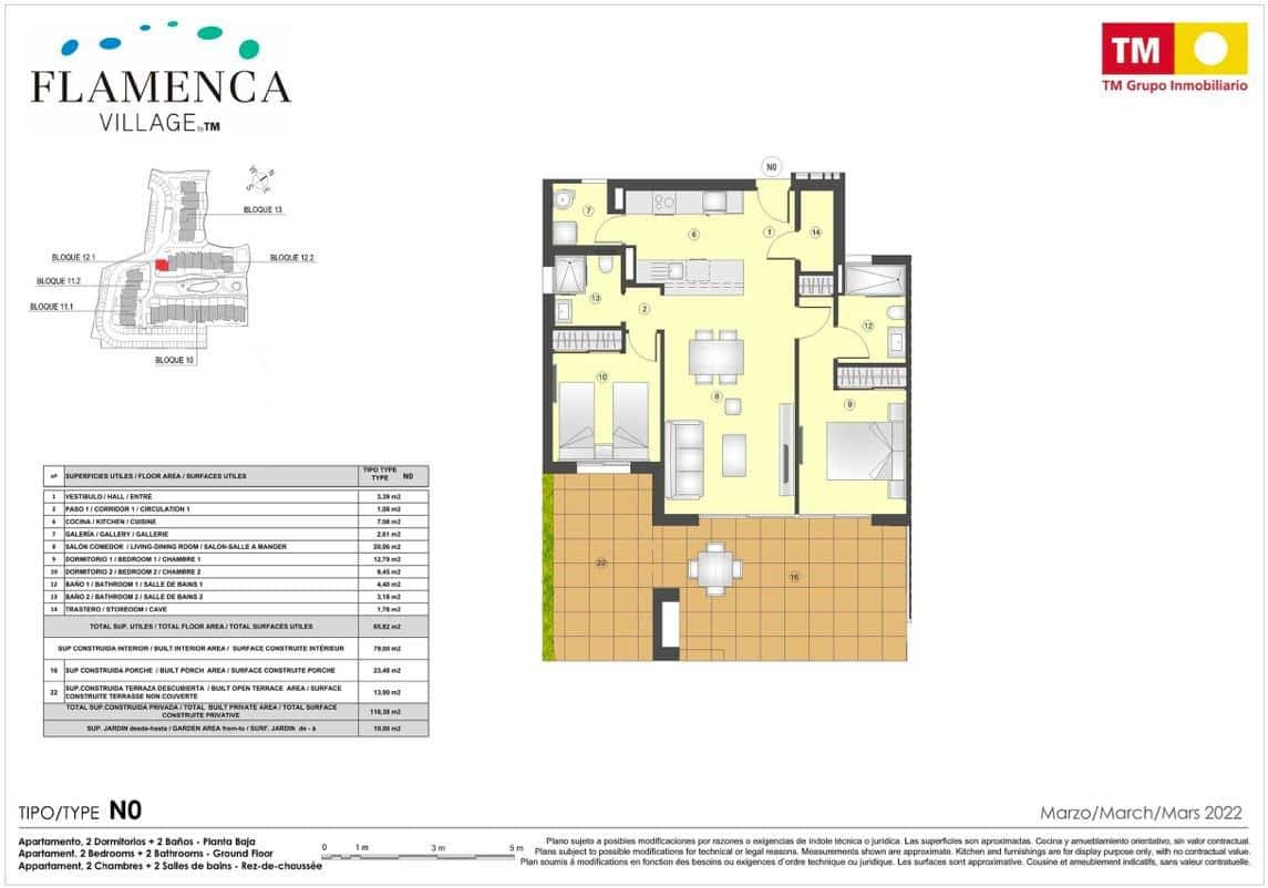 2 bedroom Apartment for sale in Orihuela Costa with pool garage - € 420,000 (Ref: 8519252)