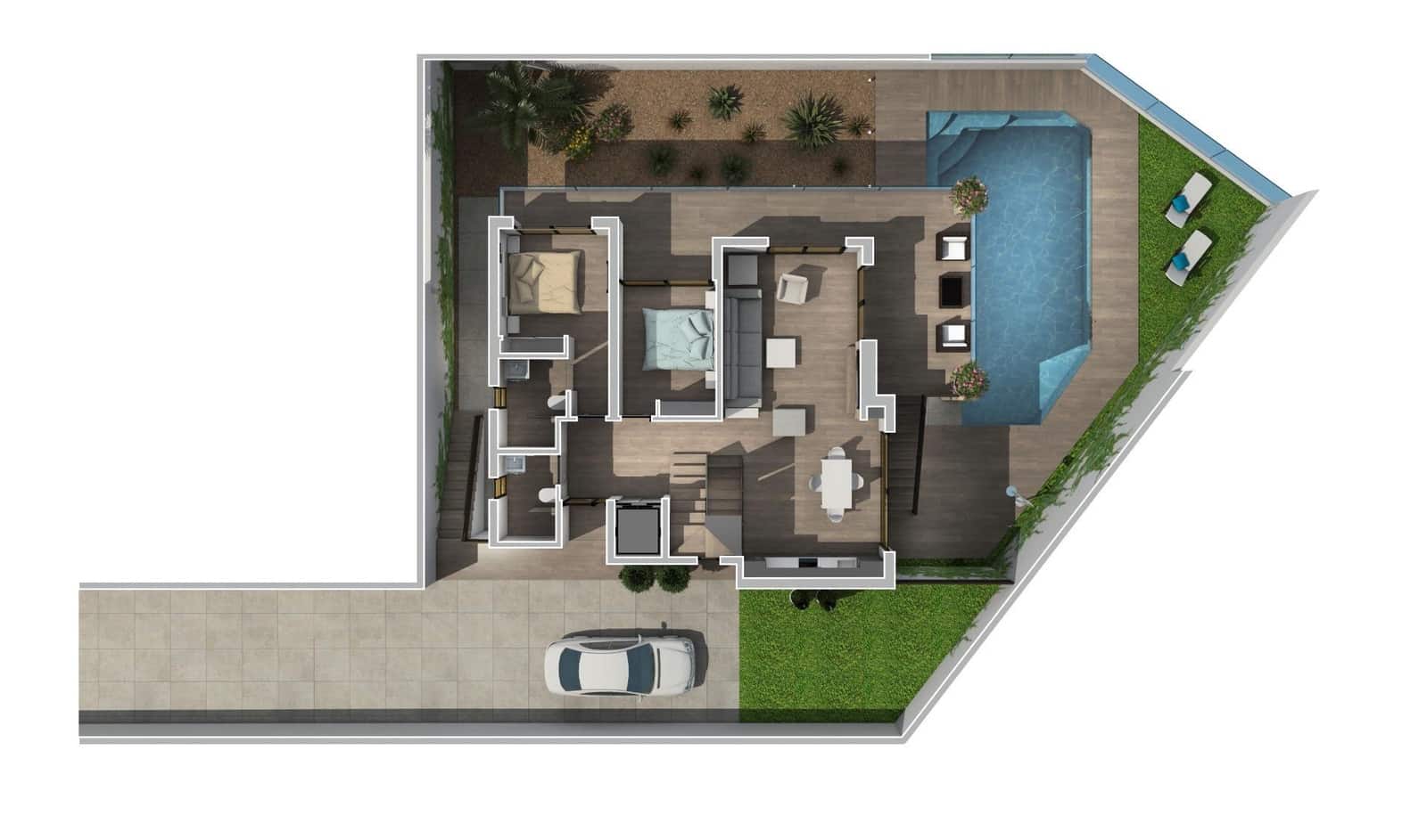 3 bedroom Villa for sale in Rojales with pool - € 740,000 (Ref: 8822262)