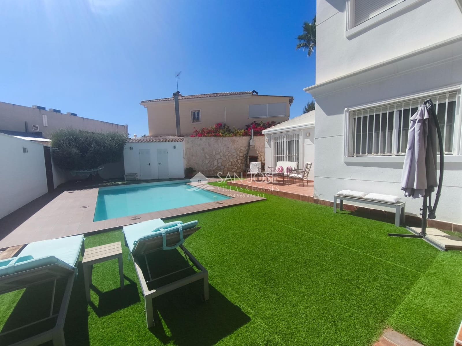 4 soverom Villa til salgs i Aspe med svømmebasseng garasje - € 489 000 (Ref: 10157860)