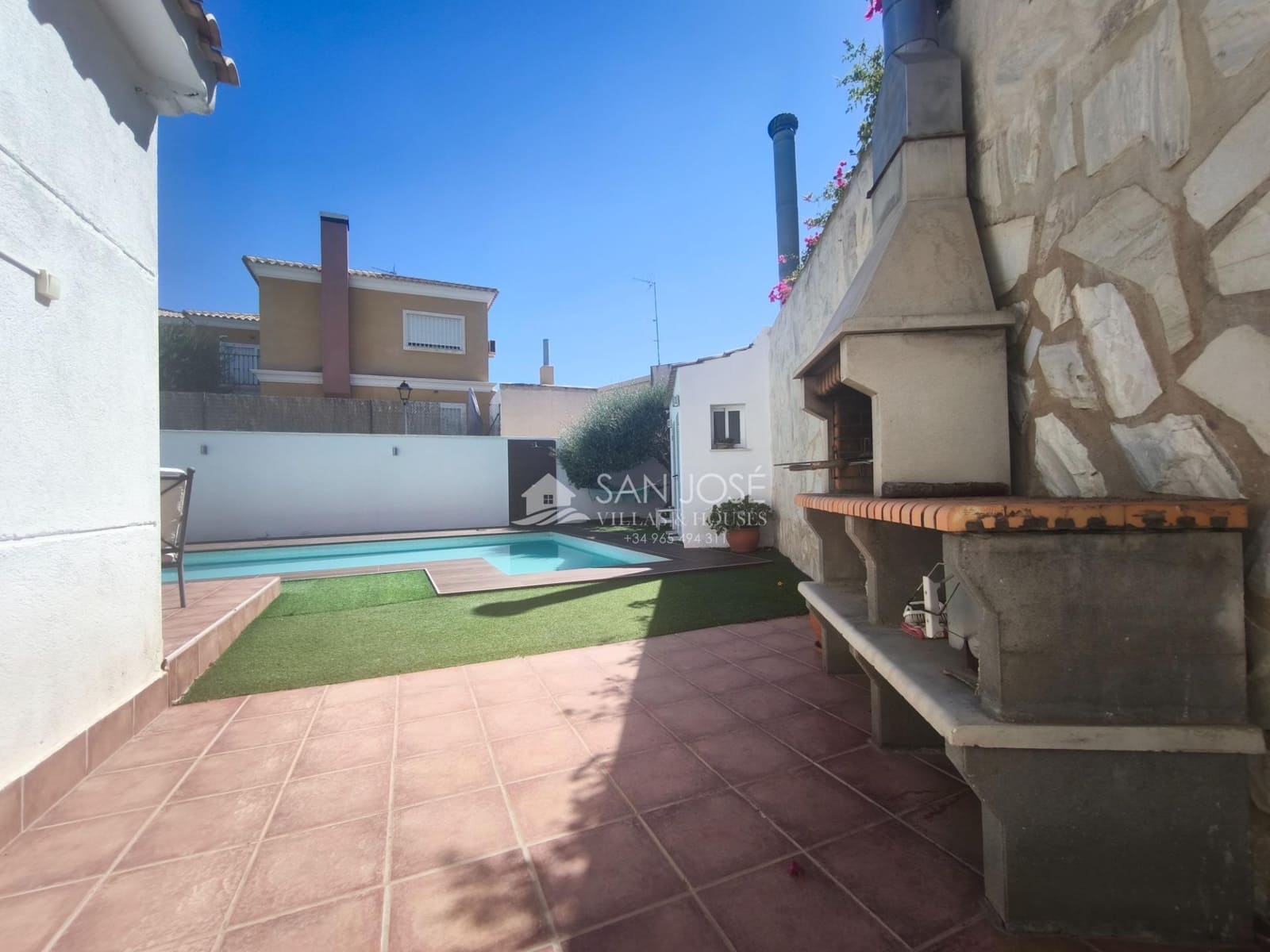 4 soverom Villa til salgs i Aspe med svømmebasseng garasje - € 489 000 (Ref: 10157860)